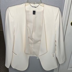Cream blazer